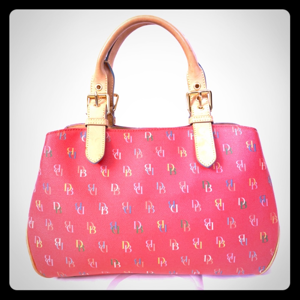 Dooney & Bourke Multi Colored Satchel Purse